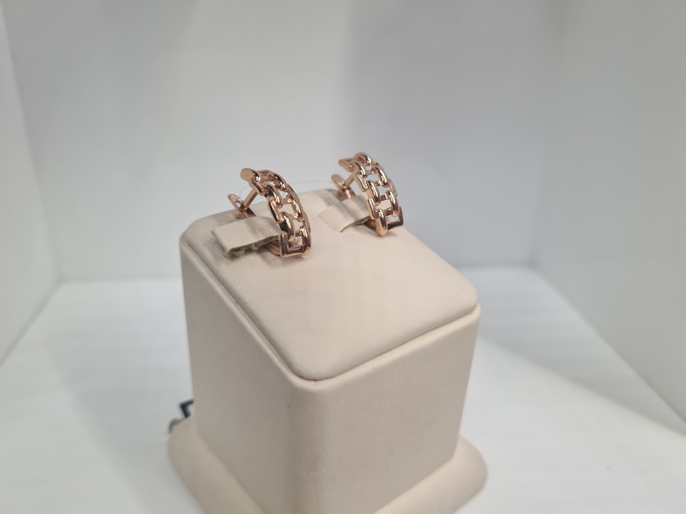 СЕРЬГИ БЕЗ КАМНЯ (Au 585)