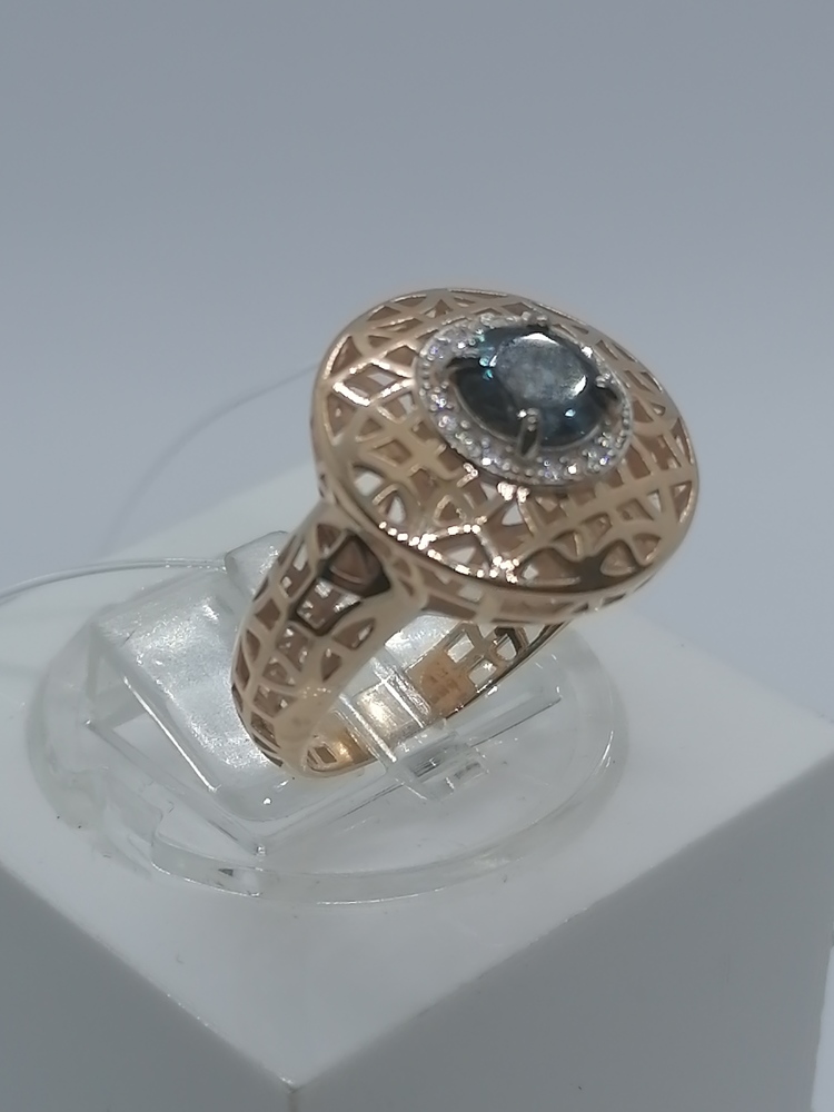 02-51-0359-09 КОЛЬЦО С КАМНЯМИ (Au 585)