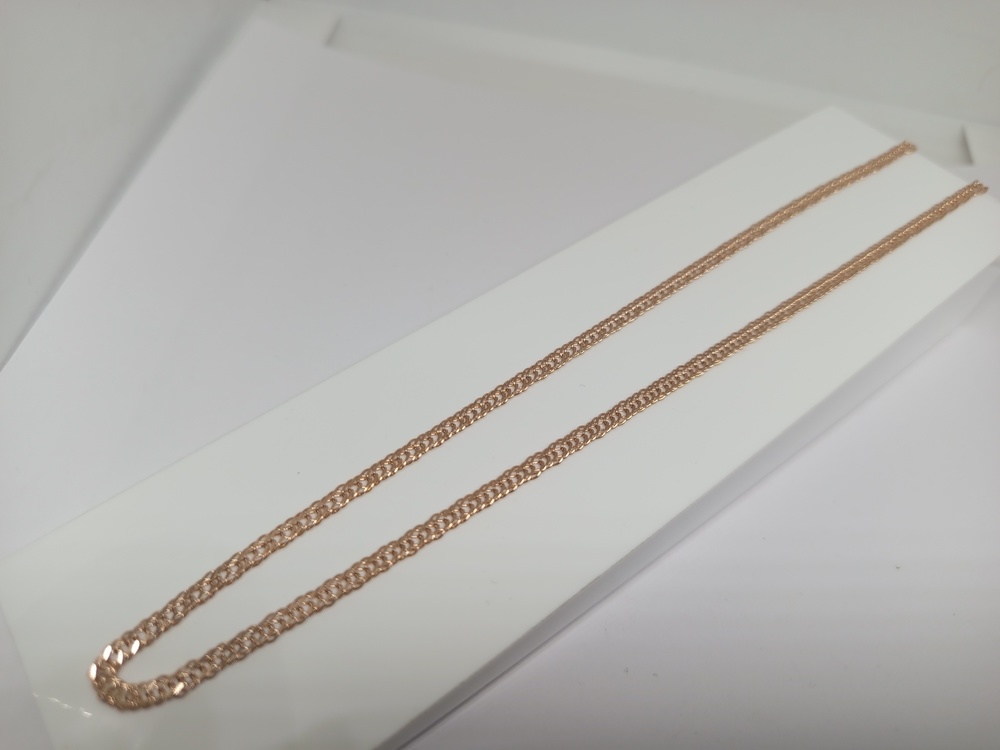 ЦЕПЬ ПОЛНОВЕСНАЯ Ромб двойной (Au 585)