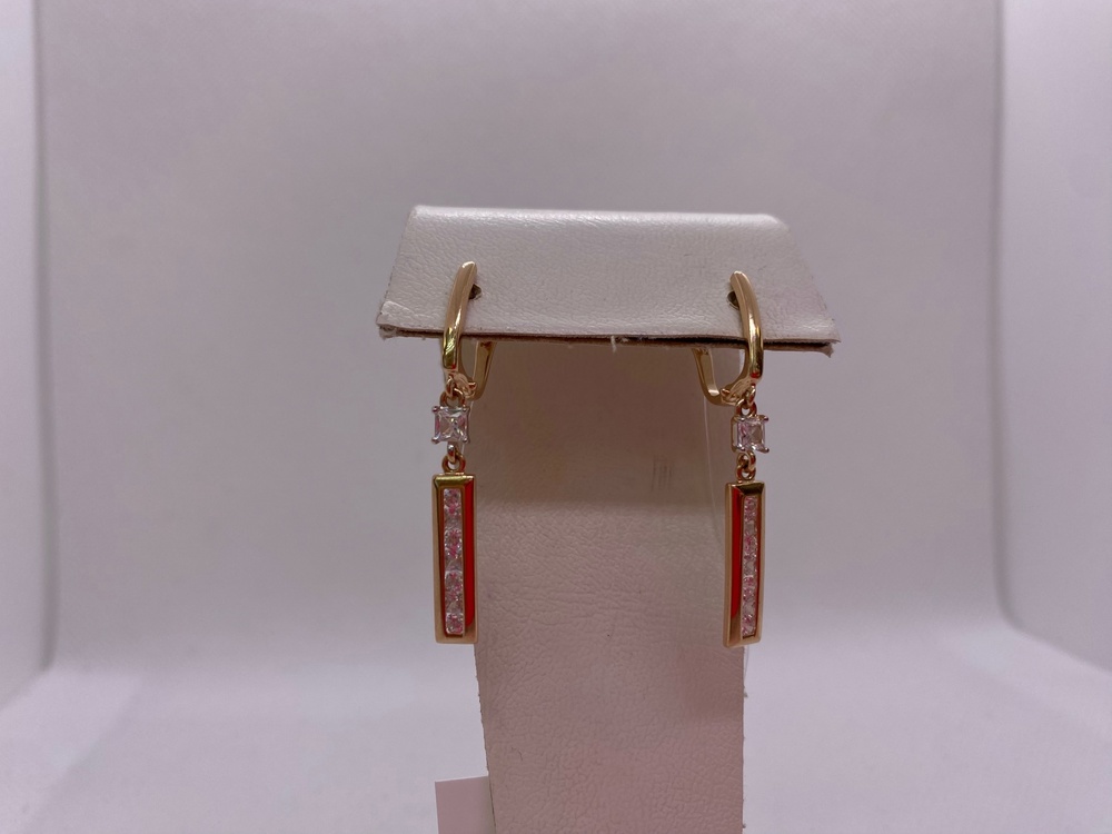 51-121-01568-1 СЕРЬГИ С КАМНЯМИ (Au 585)