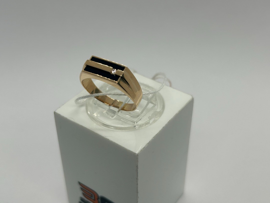 ПЕЧАТКА С КАМНЯМИ (Au 585)