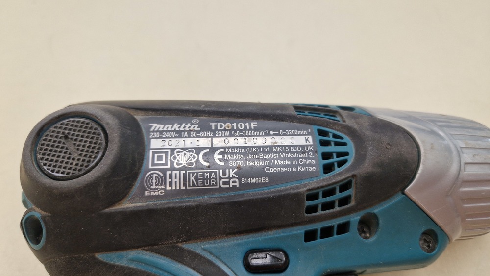 Шуруповерт Makita TD0101F