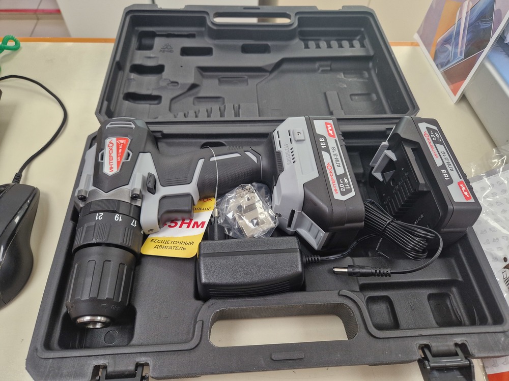 Шуруповерт Интерскол ДА-13/18ВК