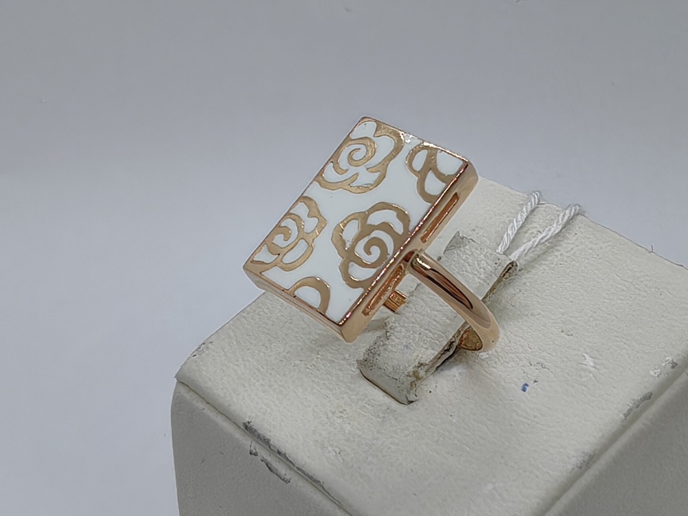 КОЛЬЦО С КАМНЯМИ (Au 585)