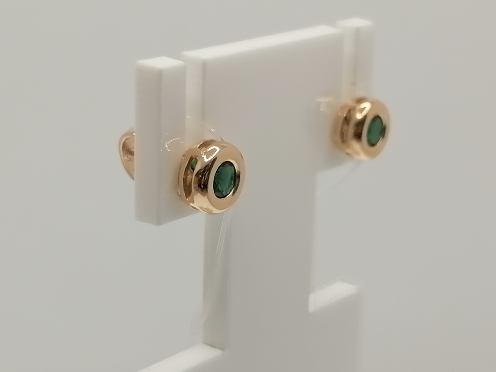 СЕРЬГИ ИЗУМРУД г.т. (Au 585)