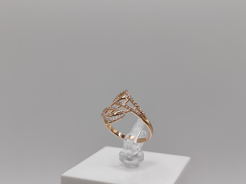 КОЛКМИ585 КОЛЬЦО С КАМНЯМИ (Au 585)