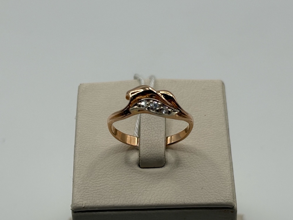 КОЛКМИ585 КОЛЬЦО С КАМНЯМИ (Au 585)