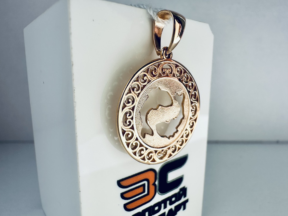 ПОДВЕСКА ЗНАК ЗОДИАКА РЫБЫ Au 585