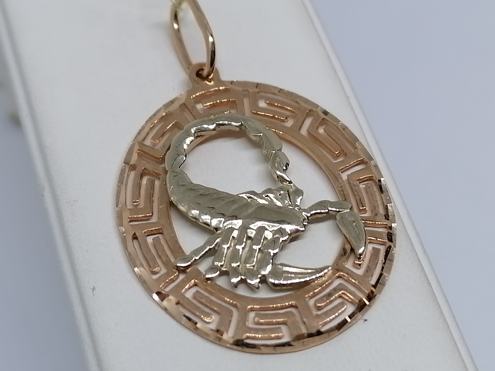 ПОДВЕСКА ЗНАК ЗОДИАКА СКОРПИОН (Au 585)