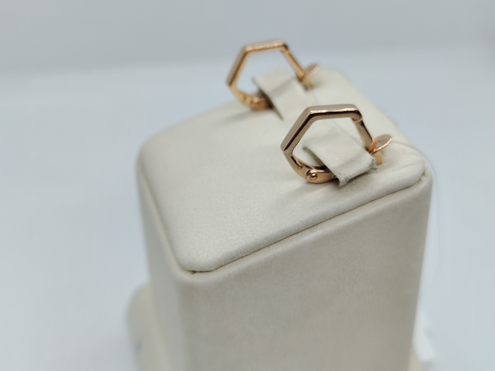 СЕРЬГИ БЕЗ КАМНЯ (Au 585)