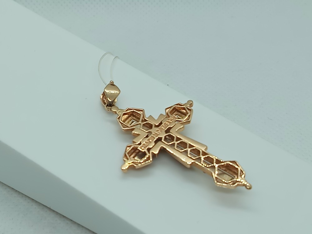 1957 ПОДВЕСКА КРЕСТ без камня (Au 585)