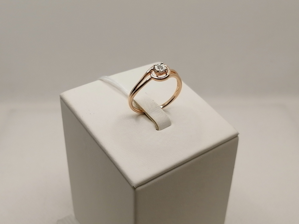 КОЛЬЦО БРИЛЛИАНТ Au 585