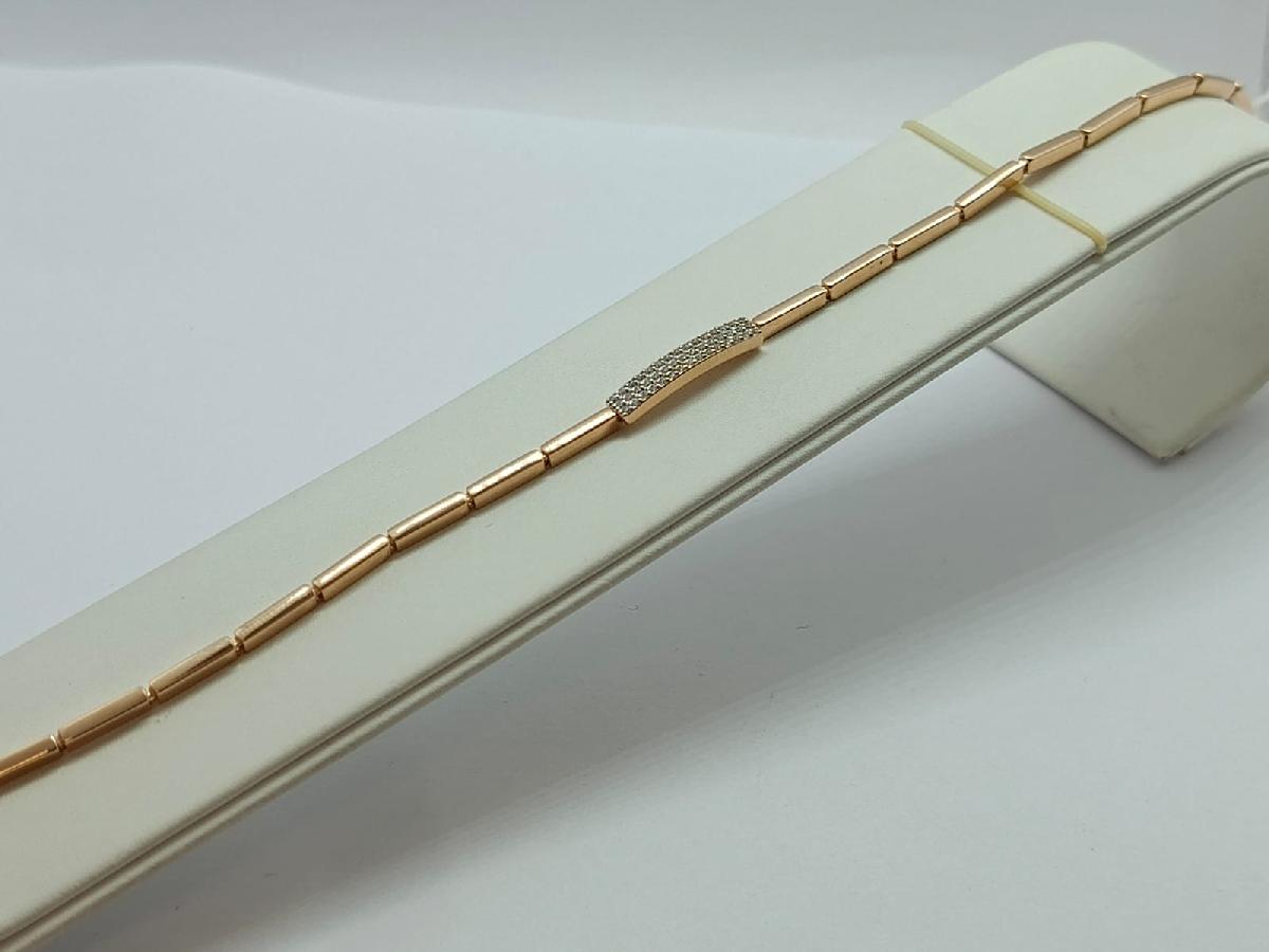 Б585 БРАСЛЕТ С КАМНЯМИ (Au 585)