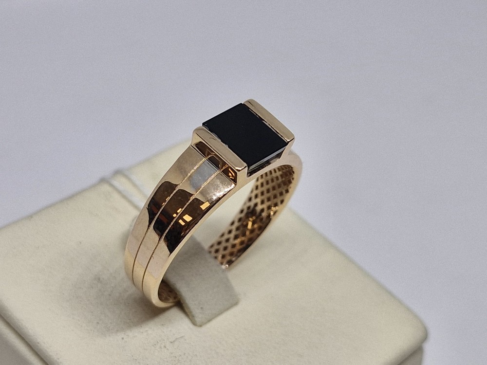 ПЕЧАТКА С КАМНЕМ (Au 585)