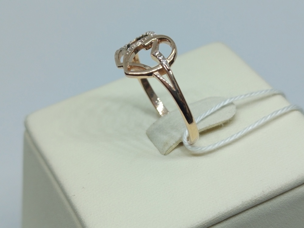 КОЛКМИ585 КОЛЬЦО С КАМНЯМИ (Au 585)