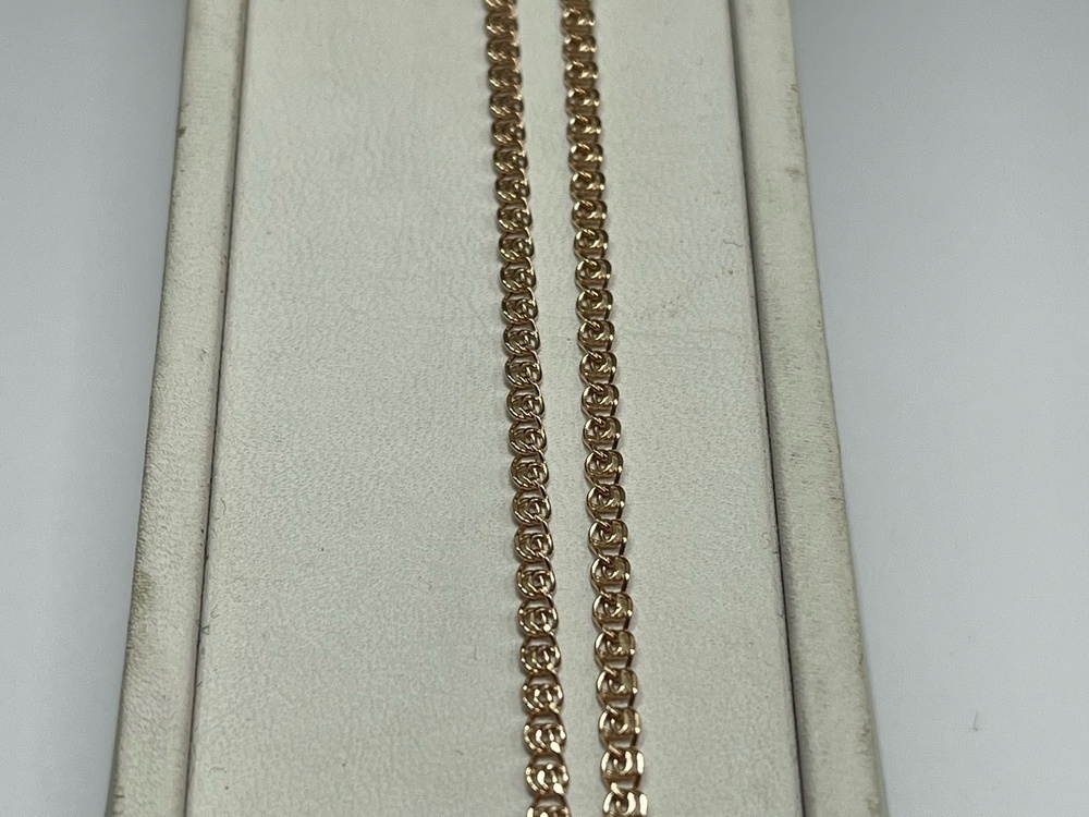 ЦЕПЬ ПУСТОТЕЛАЯ Лав (Au 585)