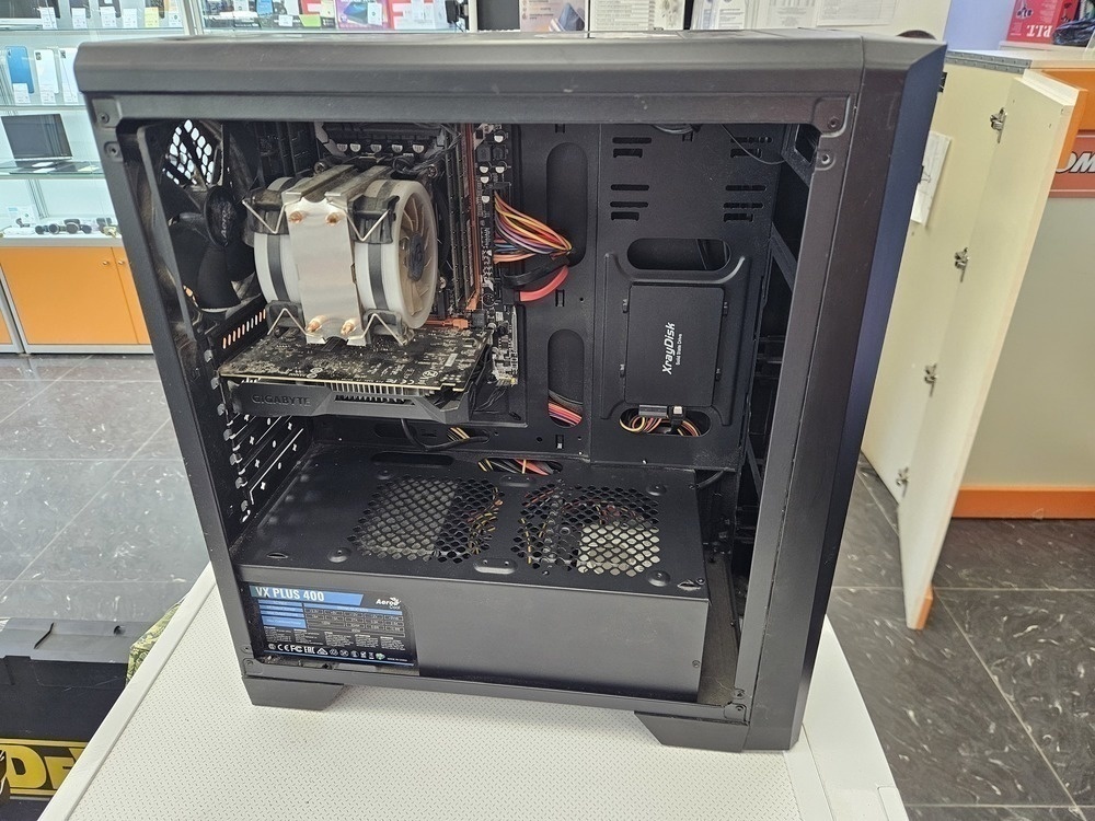 Системный блок Aero Cool; Xeon E5-2650 v2, GeForce GTX 1050 Ti, 16 Гб, 256 Гб, 1 Tb