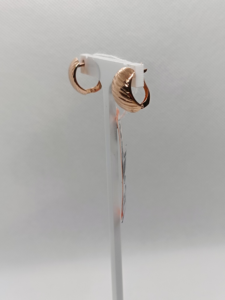 СБКМ585 СЕРЬГИ БЕЗ КАМНЯ (Au 585)