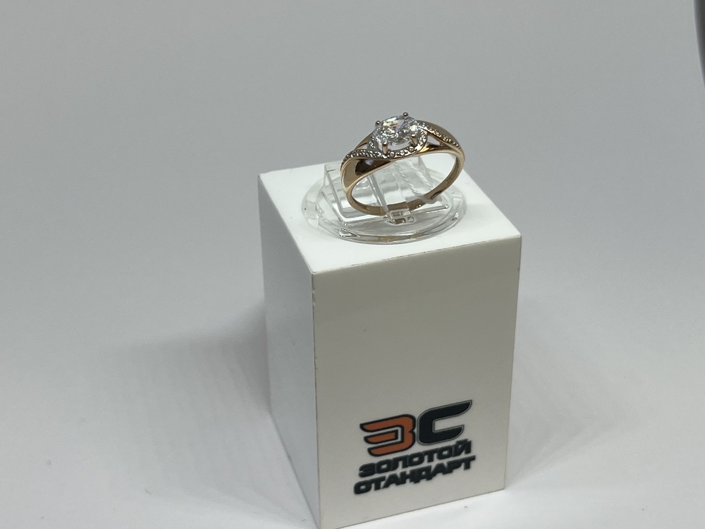 КОЛКМИ585 КОЛЬЦО С КАМНЯМИ (Au 585)