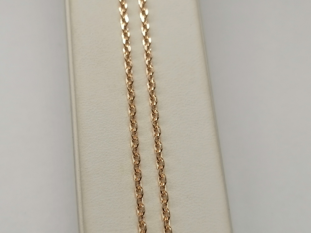 8060208П-50 ЦЕПЬ ПУСТОТЕЛАЯ Якорное (Au 585)