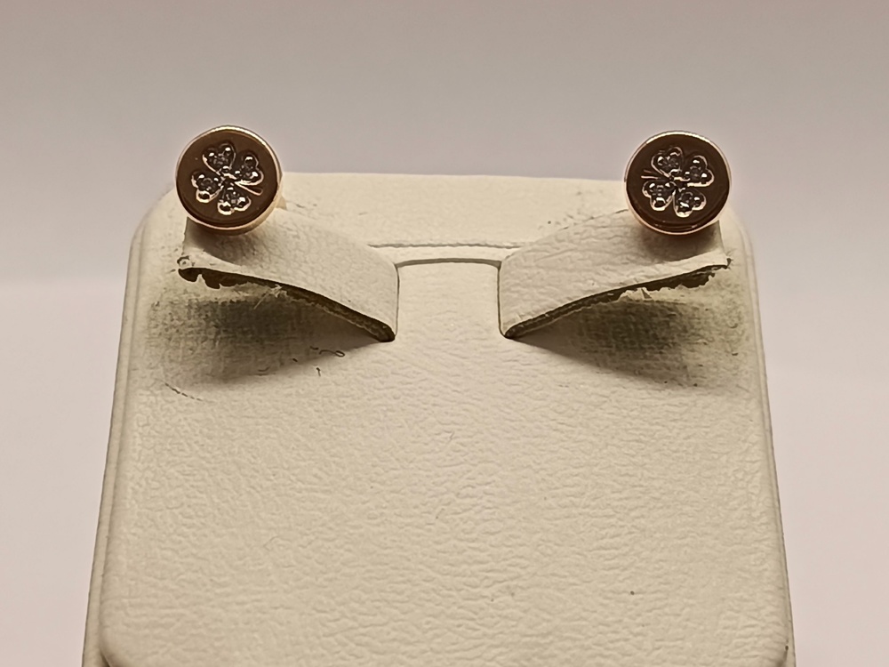 СПУС585 СЕРЬГИ ПУСЕТЫ (Au 585)