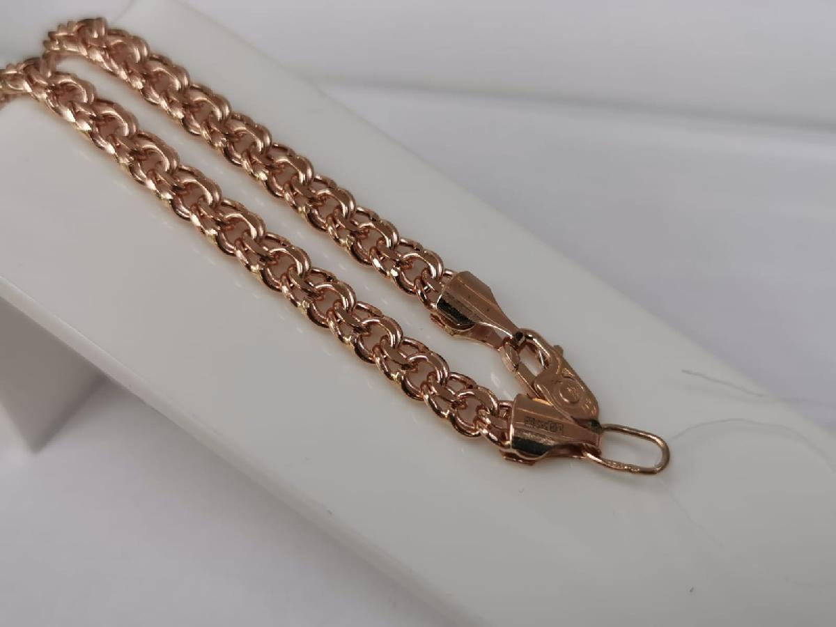 ЦЕПЬ ПУСТОТЕЛАЯ Бисмарк (Au 585)