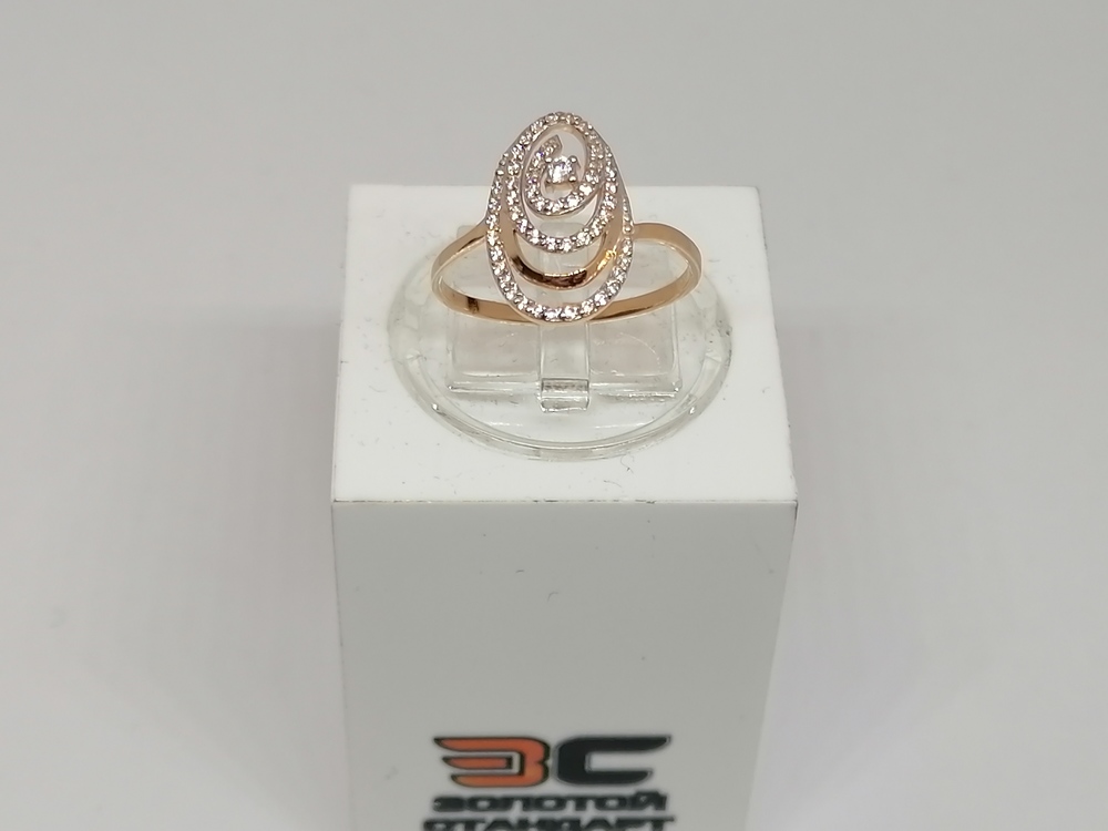 КОЛКМИ585 КОЛЬЦО С КАМНЯМИ (Au 585)