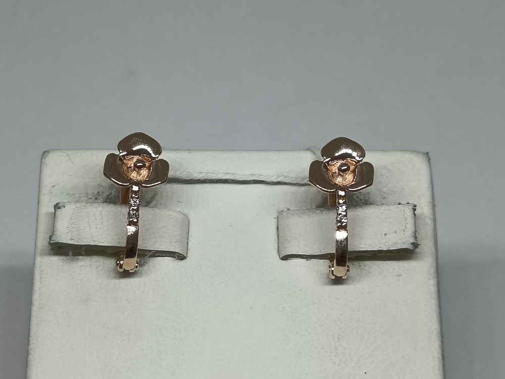 СЕРЬГИ С КАМНЯМИ (Au 585)