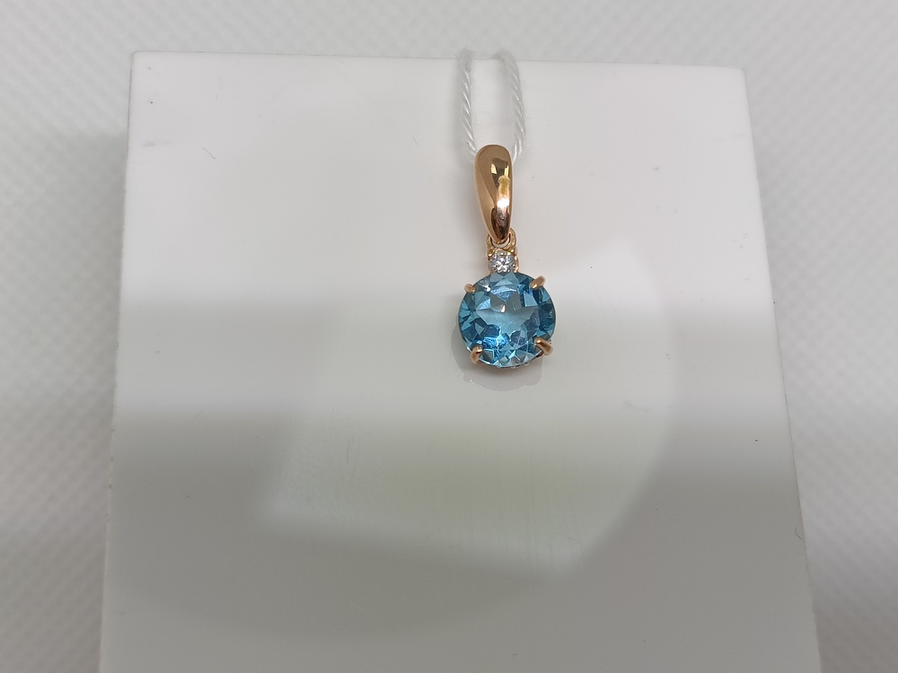 ПОДКМИ585 ПОДВЕСКА С КАМНЯМИ (Au 585) ПОДКМИ585 ПОДВЕСКА С КАМНЯМИ (Au 585)