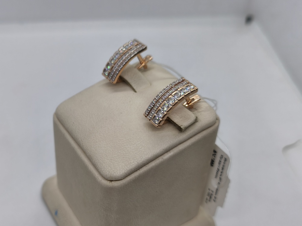 СЕРЬГИ С КАМНЯМИ (Au 585)