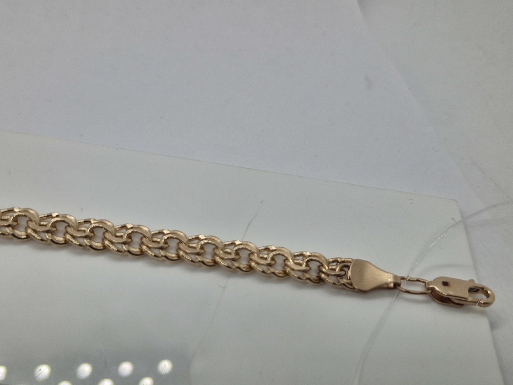 670009024 БРАСЛЕТ ПУСТОТЕЛЫЙ Бисмарк (Au 585) 670009024 БРАСЛЕТ ПУСТОТЕЛЫЙ Бисмарк (Au 585)