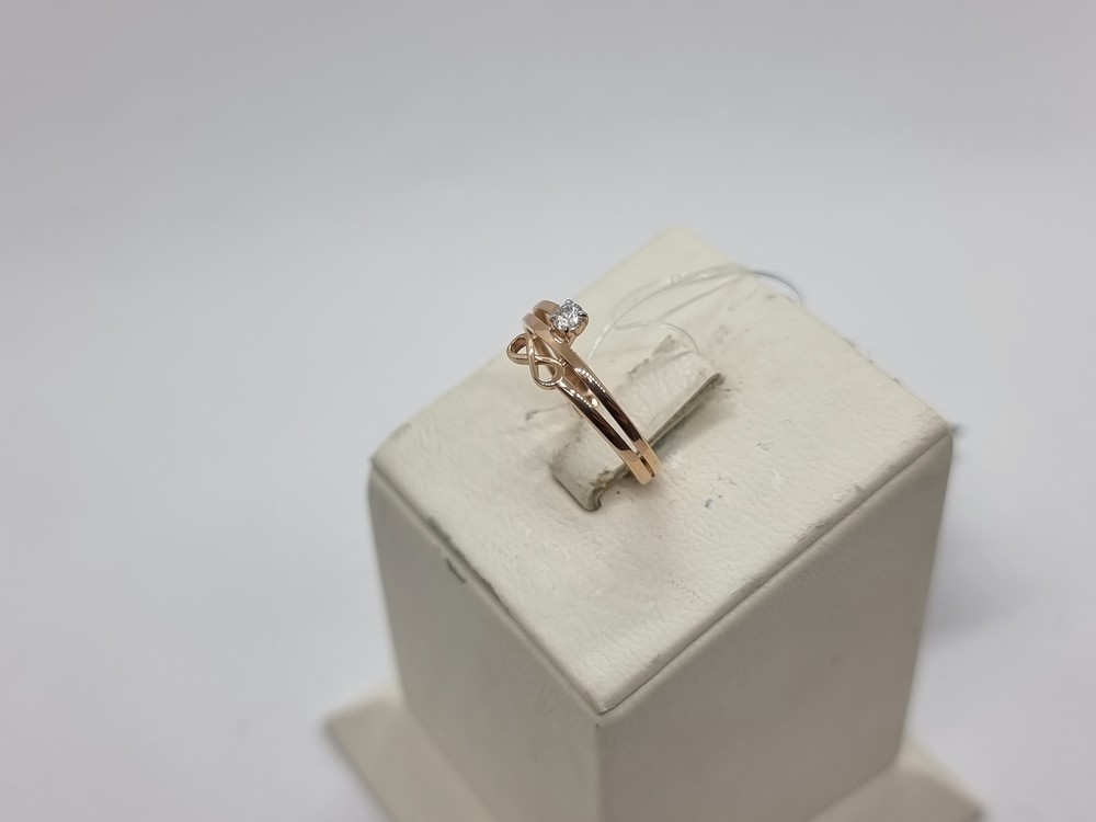 КОЛЬЦО С КАМНЕМ (Au 585)