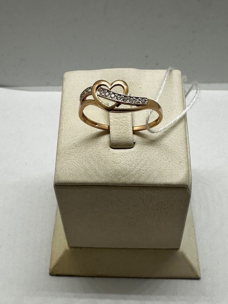 КОЛЬЦО С КАМНЯМИ (Au 585)