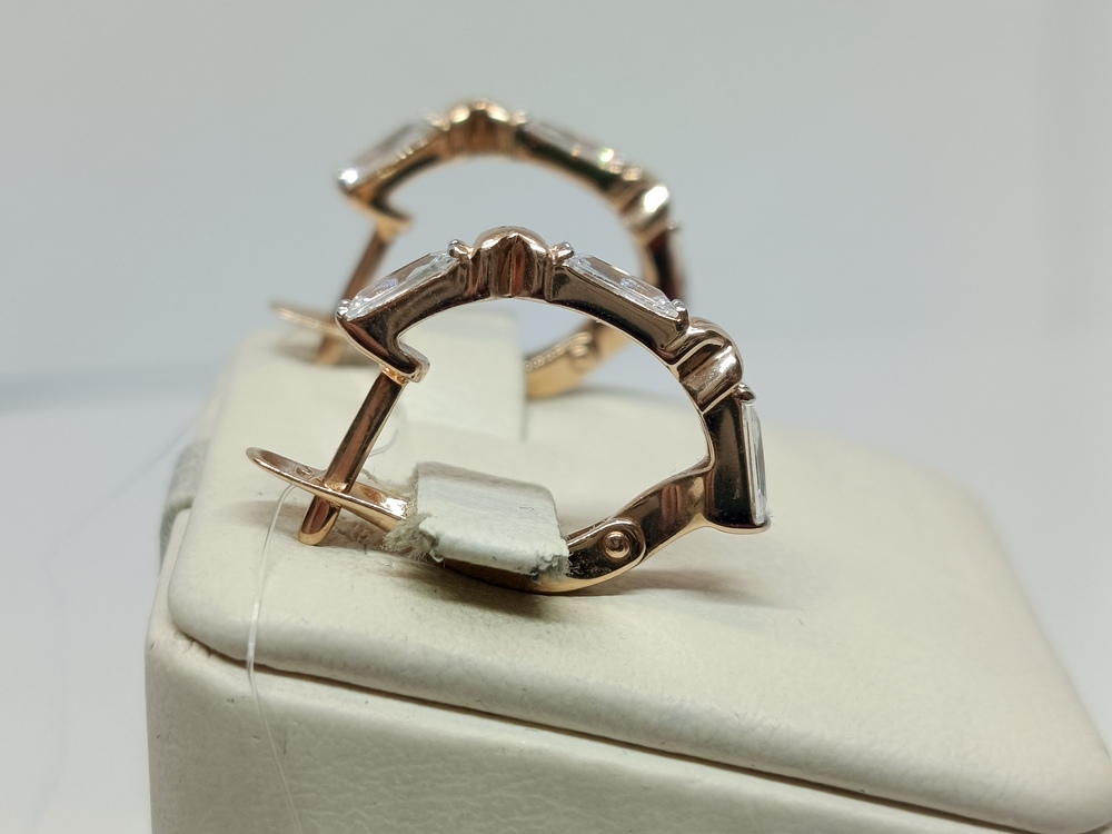 СЕРЬГИ С КАМНЯМИ (Au 585)