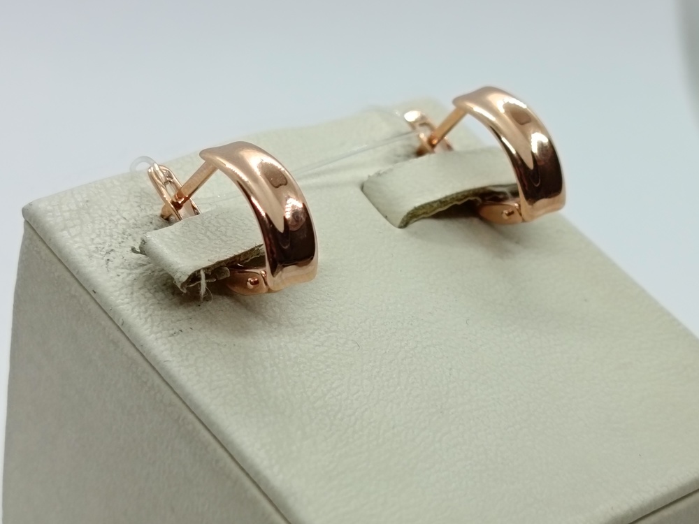 51-120-01036-1 СЕРЬГИ БЕЗ КАМНЯ (Au 585)