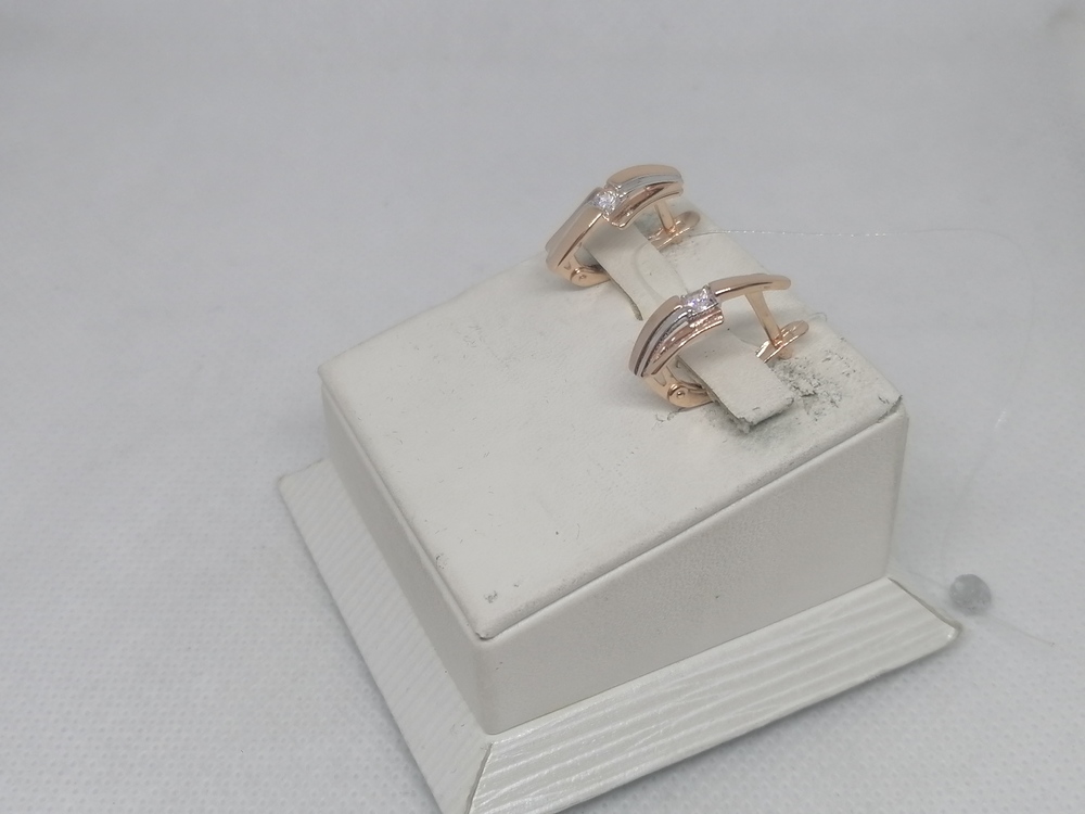 СЕРЬГИ С КАМНЕМ (Au 585) СЕРЬГИ С КАМНЕМ (Au 585)