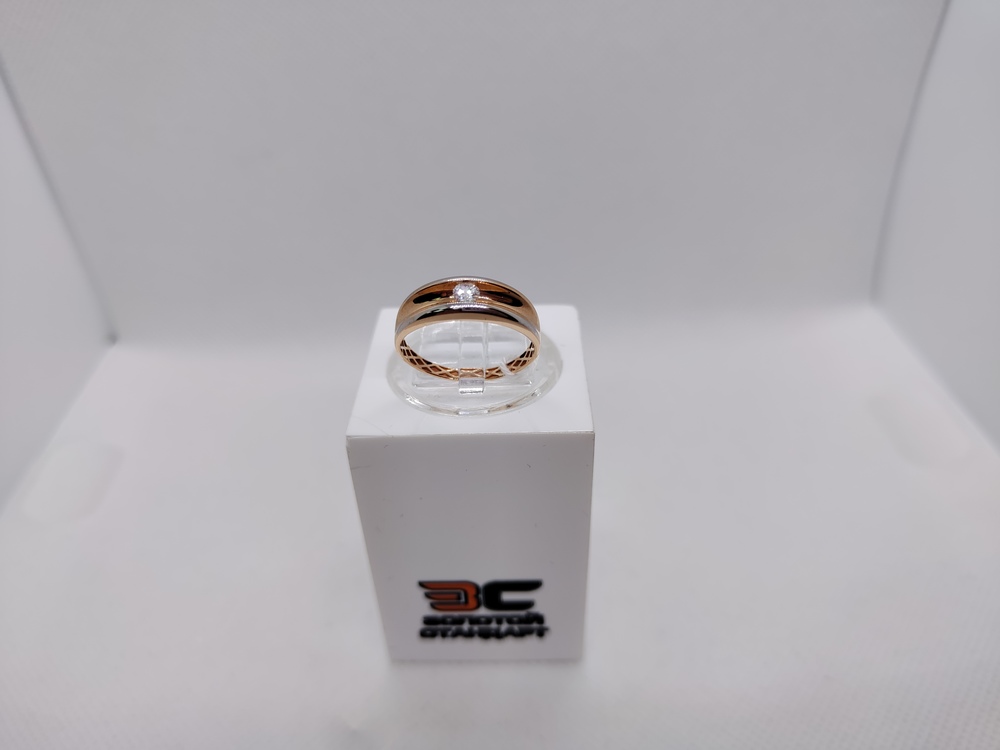 КОЛКМ585 КОЛЬЦО С КАМНЕМ (Au 585)