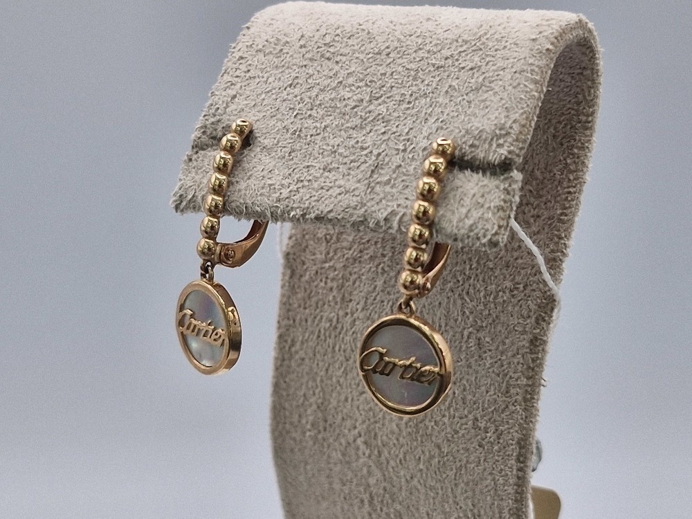 СЕРЬГИ ПЕРЛАМУТР (Au 585)