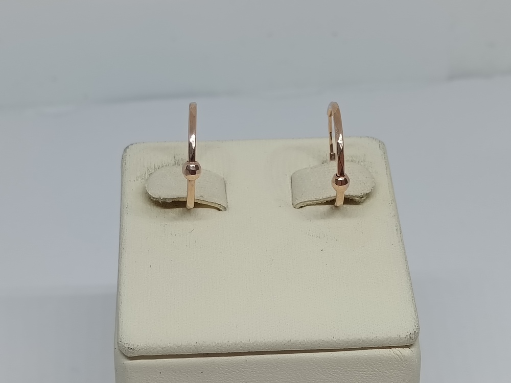 СКОН585 СЕРЬГИ КОНГО (Au 585)