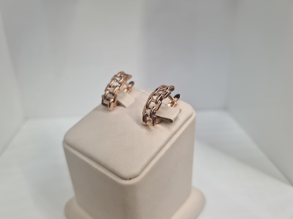 СЕРЬГИ БЕЗ КАМНЯ (Au 585)