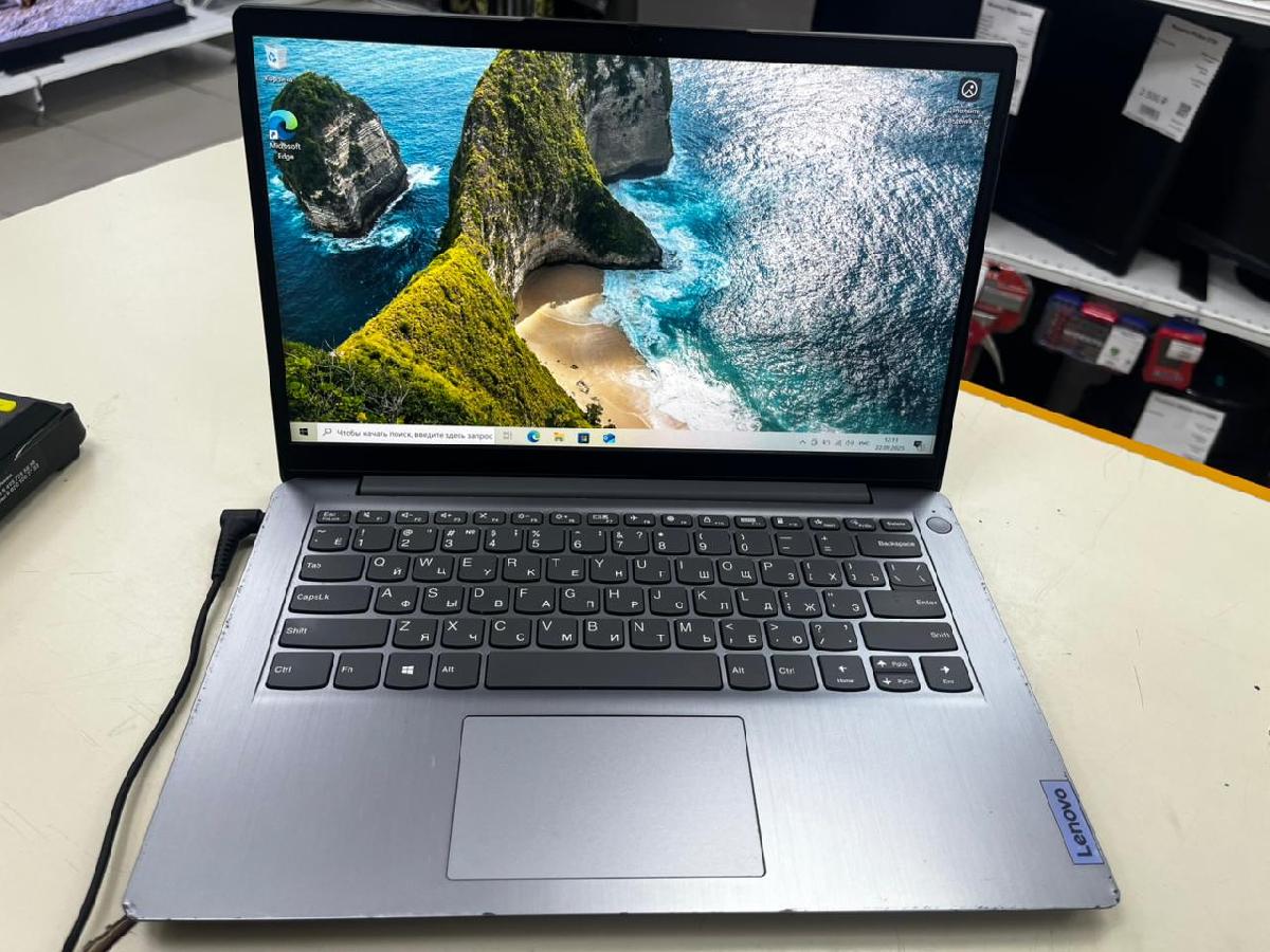 Ноутбук Lenovo; Pentium Gold 7505, Intel UHD Graphics, 8 Гб, 256 Гб, Нет