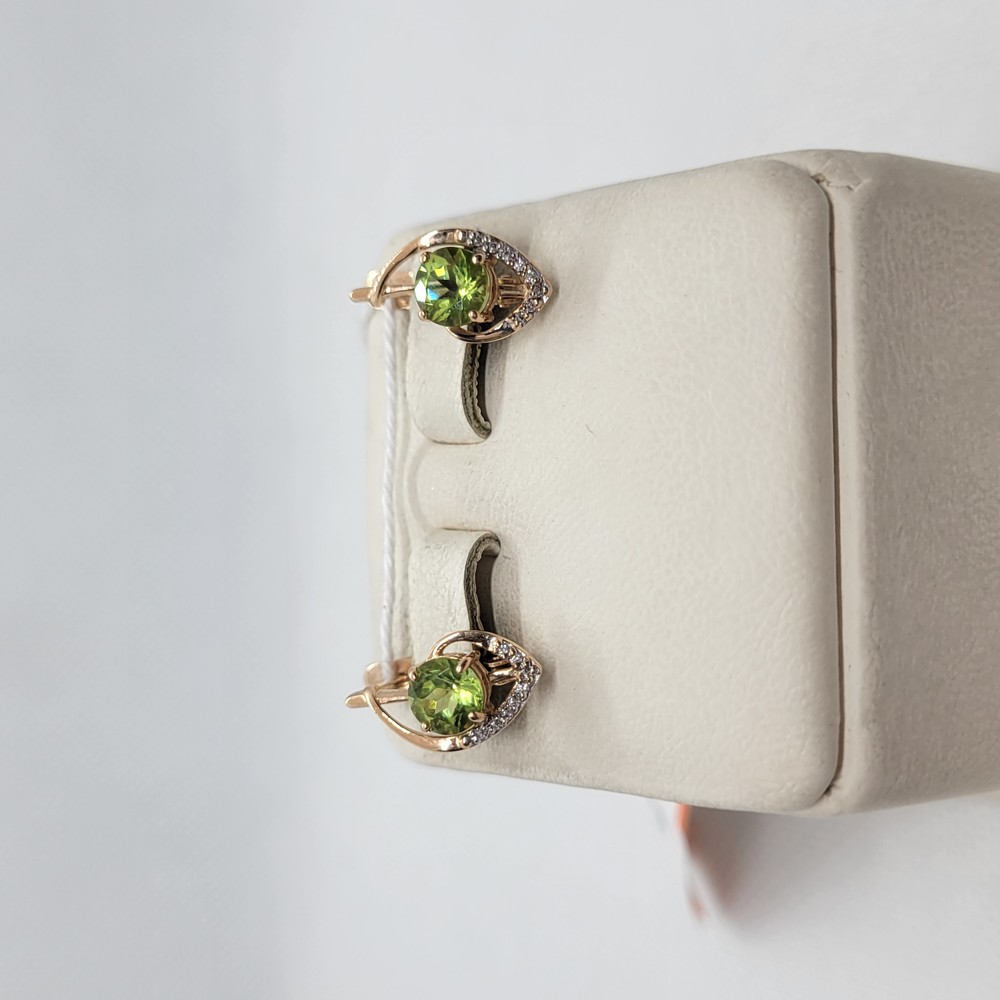 СЕРЬГИ С КАМНЯМИ (Au 585)