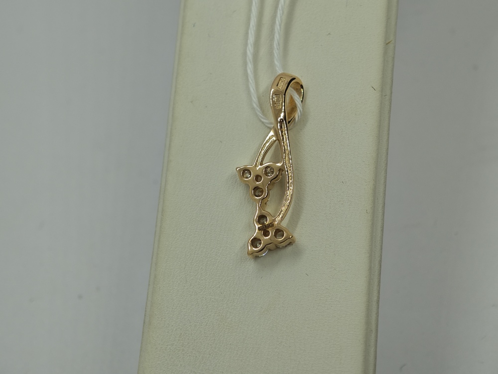 ПОДКМИ585 ПОДВЕСКА С КАМНЯМИ (Au 585)