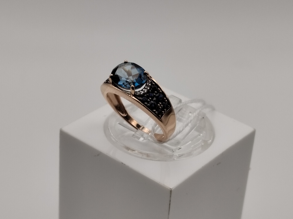 КОЛКМИ585 КОЛЬЦО С КАМНЯМИ (Au 585)