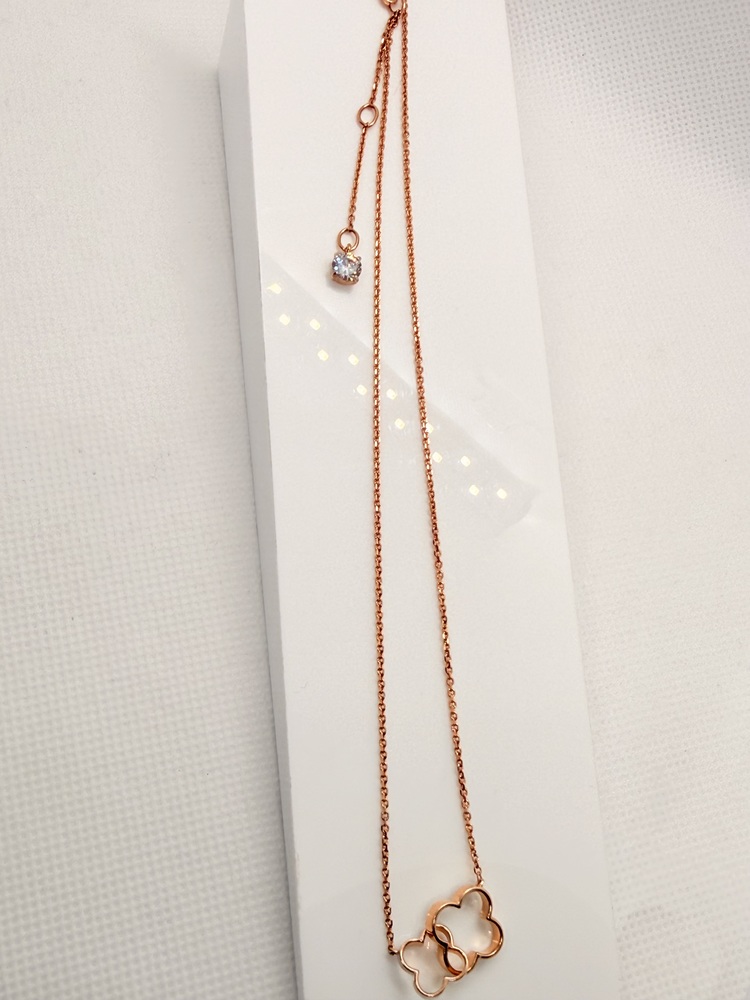 КОЛЬЕ С КАМНЕМ Au 585