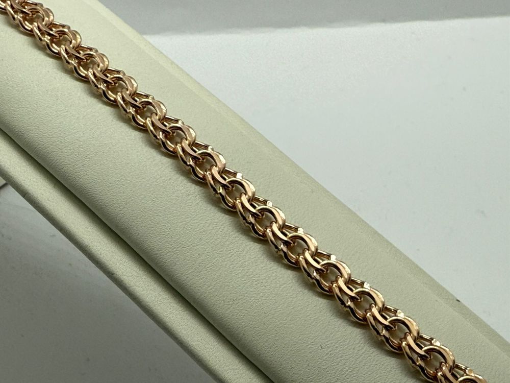 670009025 БРАСЛЕТ ПУСТОТЕЛЫЙ Бисмарк (Au 585)