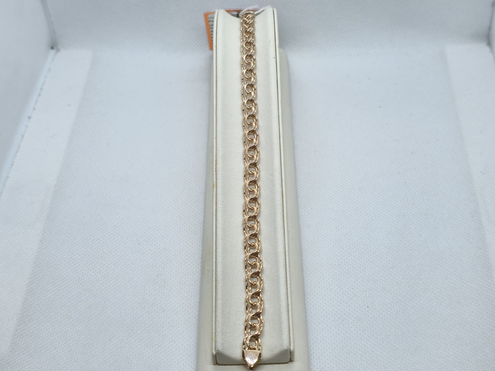 БЛБ585 БРАСЛЕТ ПОЛНОВЕСНЫЙ Бисмарк (Au 585)