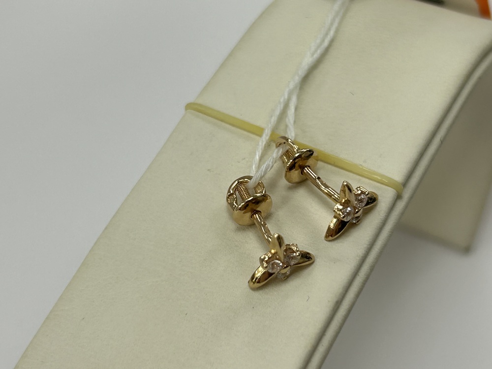 СЕРЬГИ ПУСЕТЫ (Au 585)