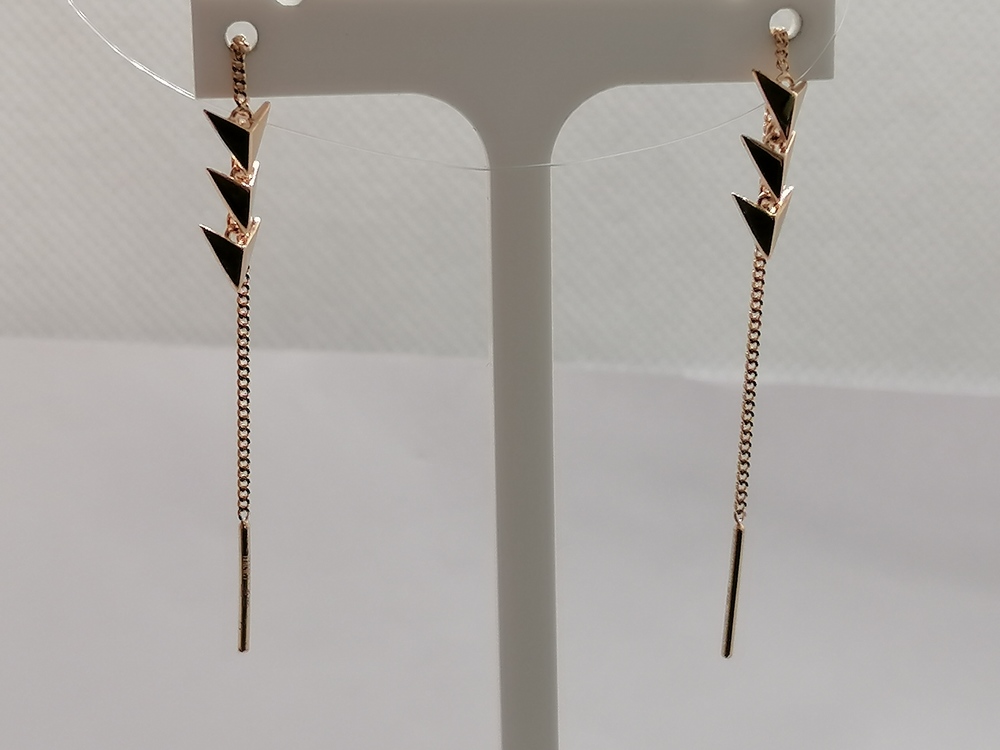 СЕРЬГИ ПРОДЕВКИ без камня (Au 585)