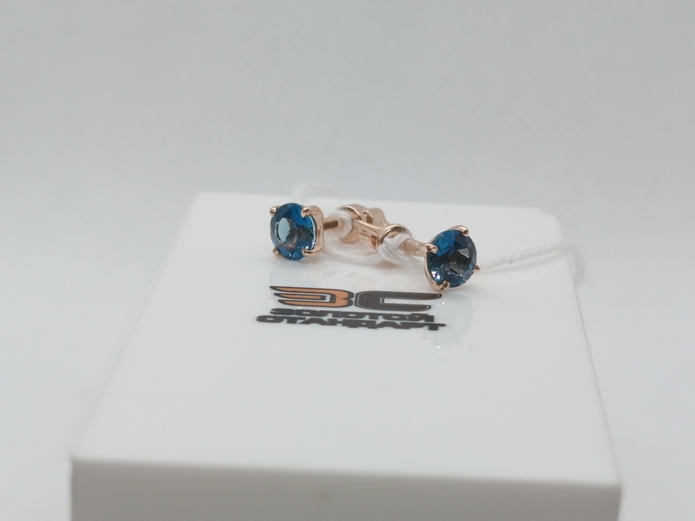 СПУС585 СЕРЬГИ ПУСЕТЫ (Au 585)